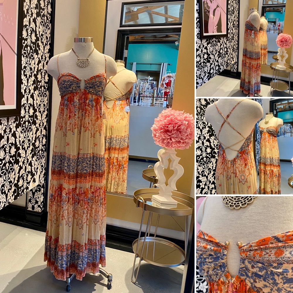 🌺Free People 
Fabulous Boho Maxi Dress